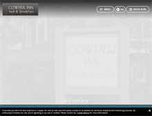 Tablet Screenshot of cowperinn.com